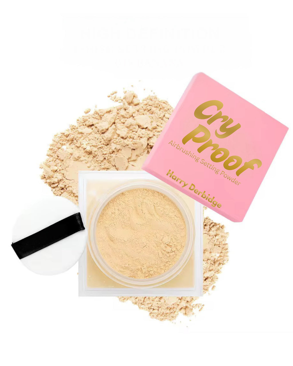 Cry Proof Airbrushing Setting Powder - Banana