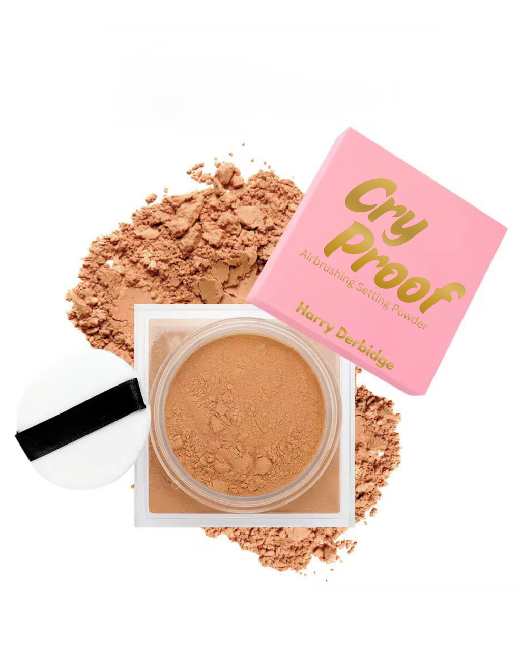 Cry Proof Airbrushing Setting Powder - Cinnamon